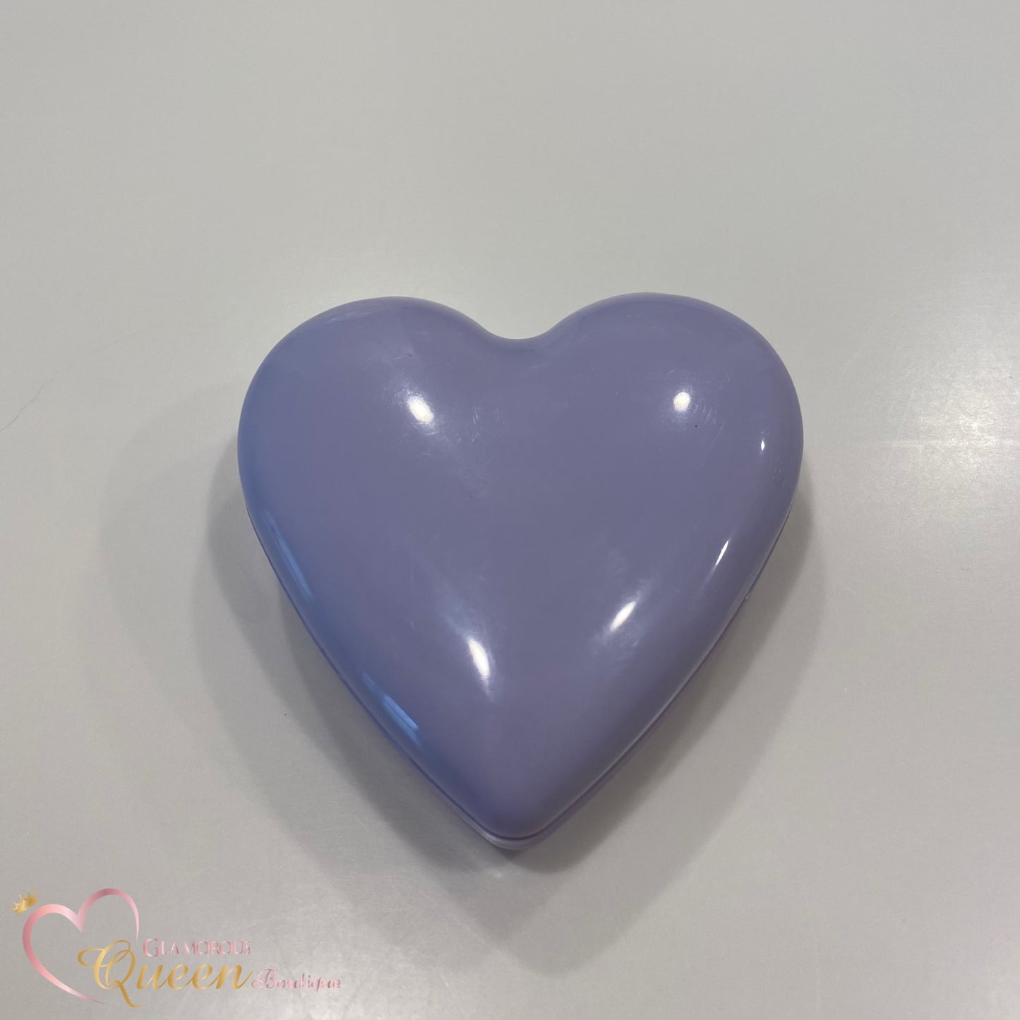 Lilac Heart Shaped Mirror