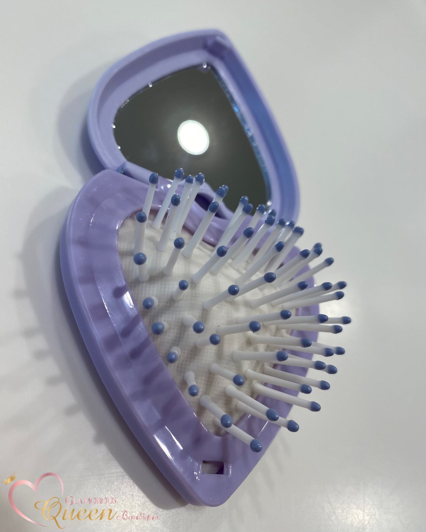 Lilac Heart Shaped Mirror