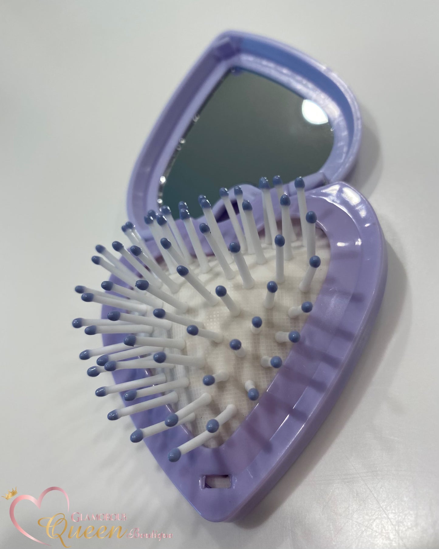Lilac Heart Shaped Mirror