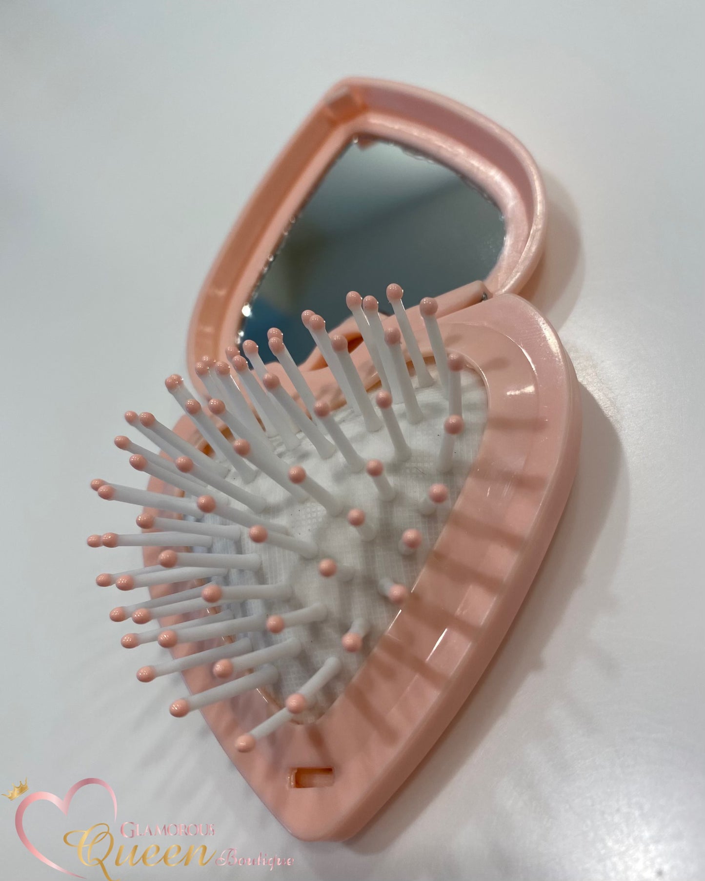 Pink Heart Shaped Mirror