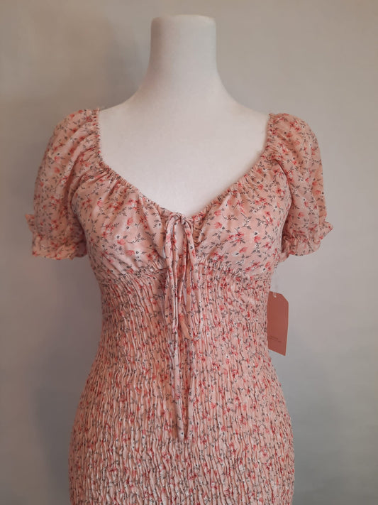 Baby Pink Floral Dress