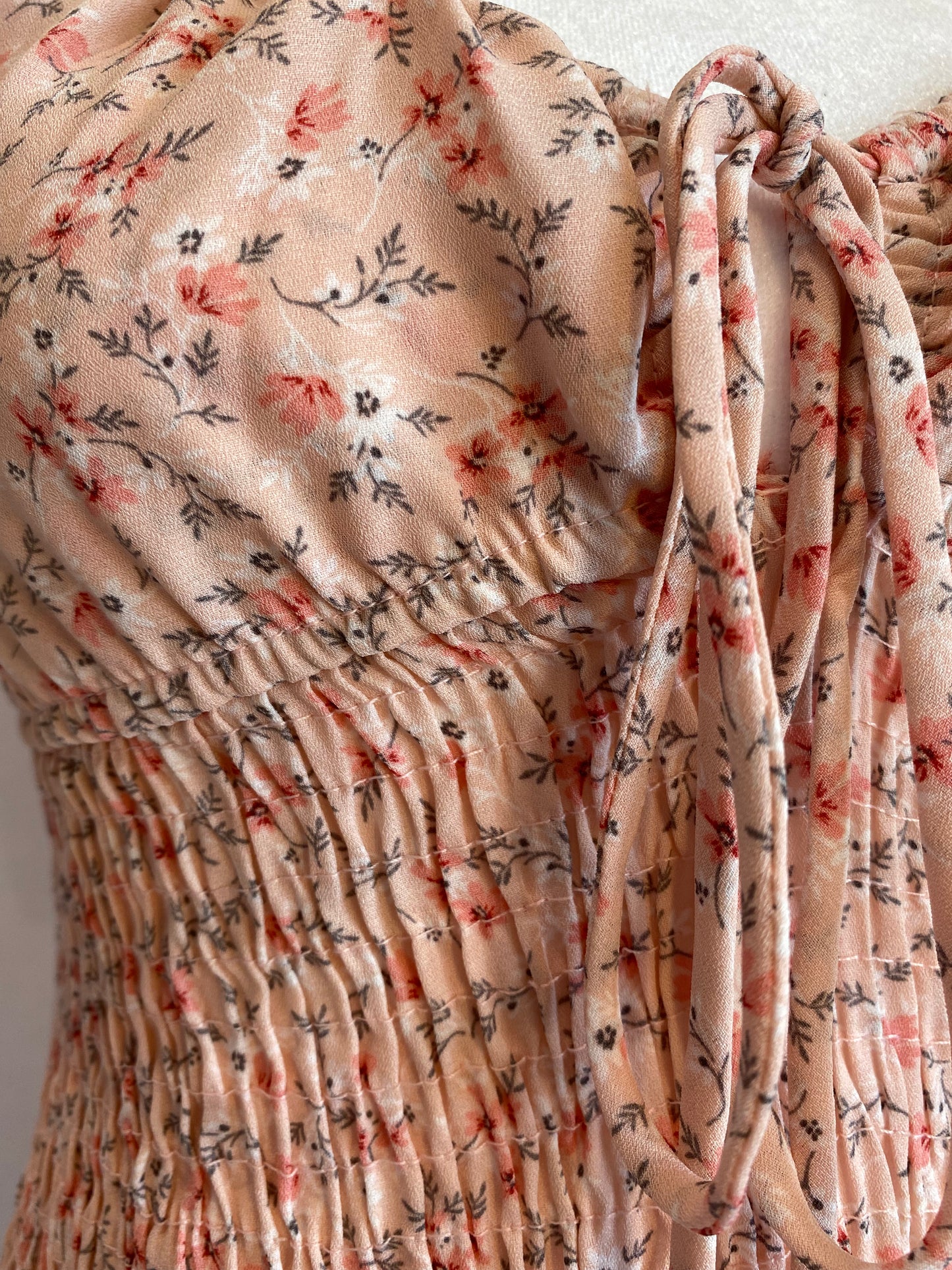 Baby Pink Floral Dress