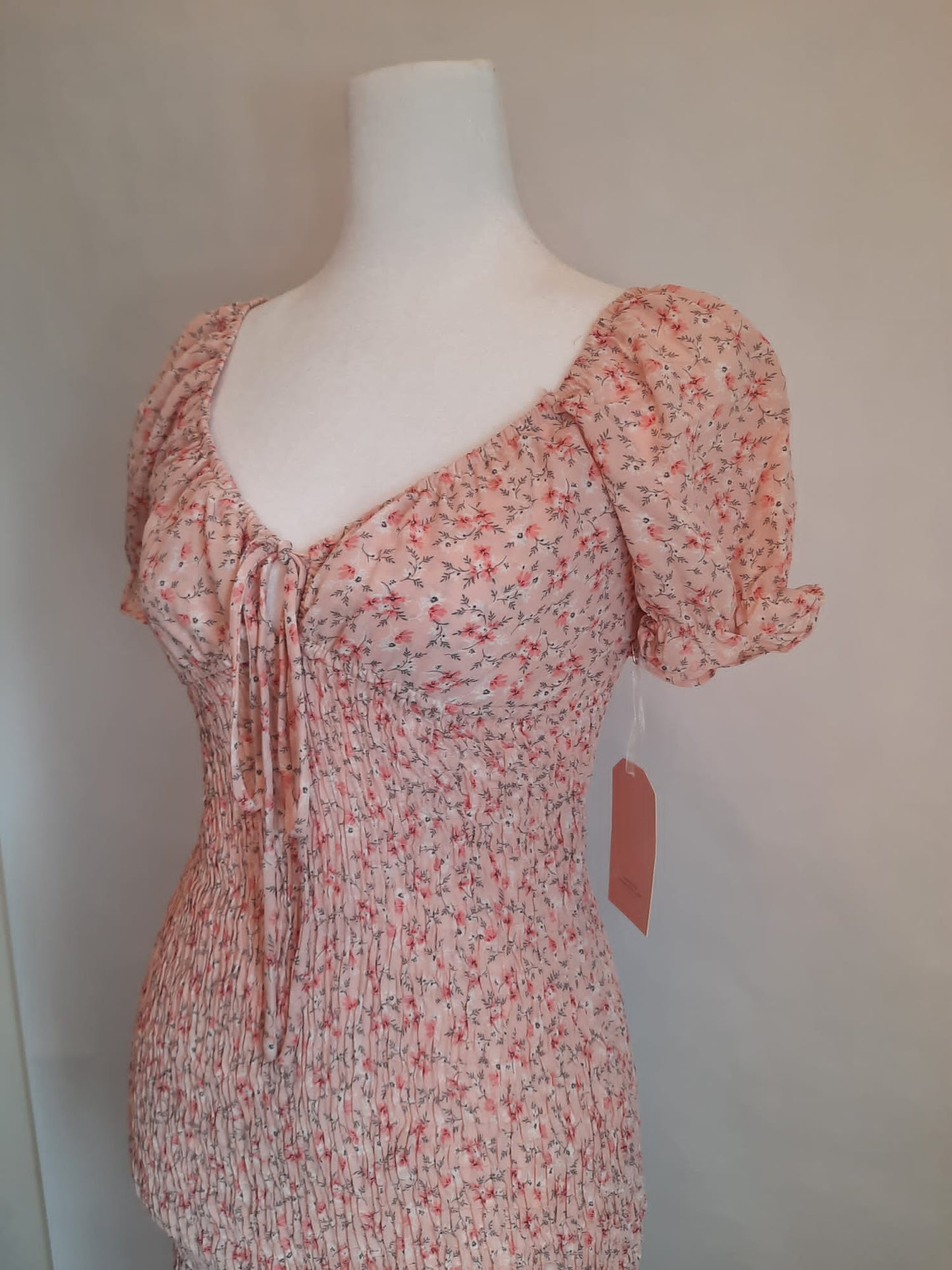 Baby Pink Floral Dress