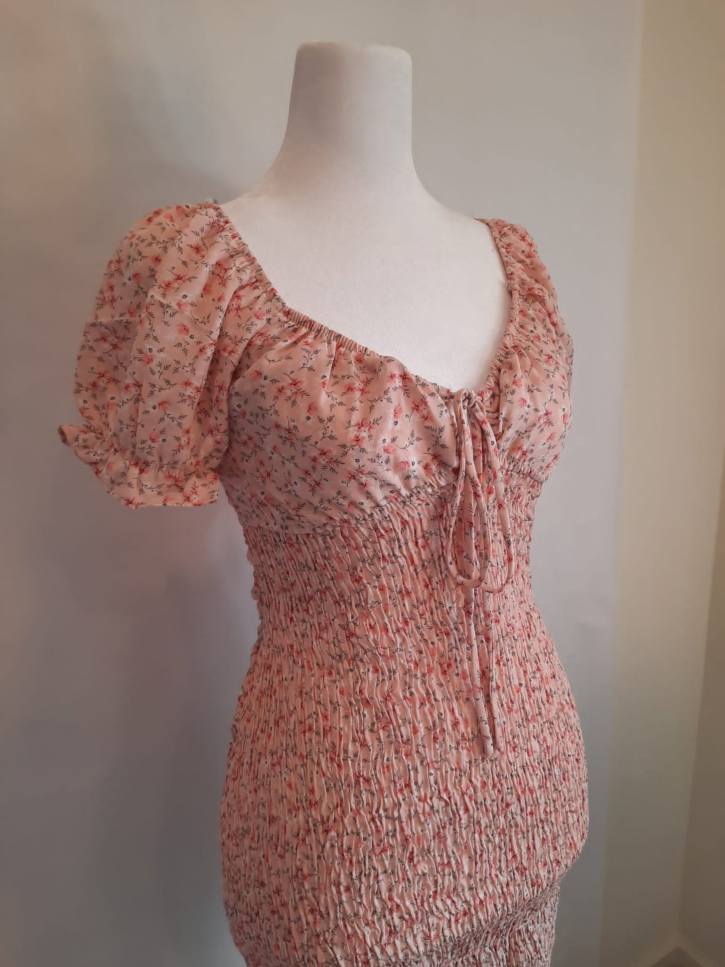 Baby Pink Floral Dress